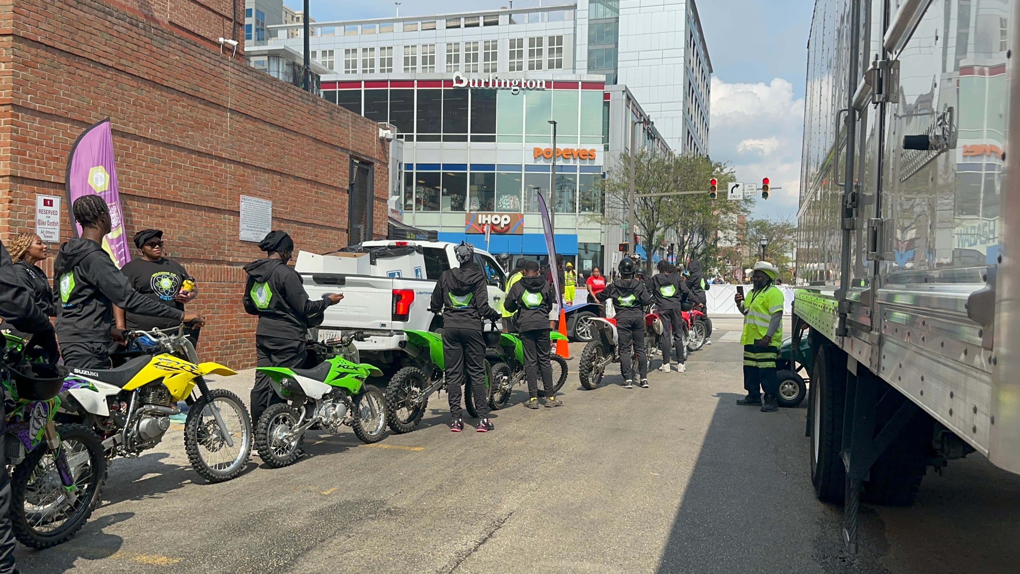 B-360 dirt bike riders and community context