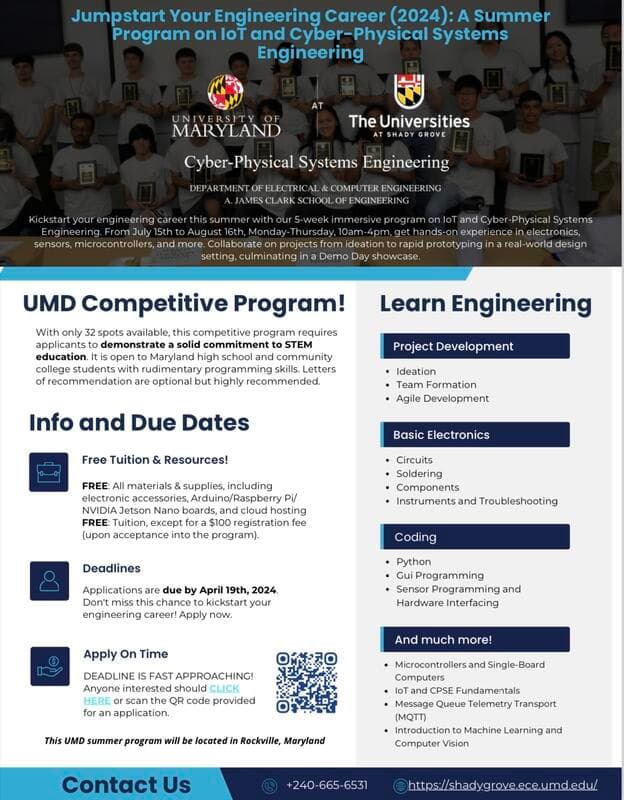 CPSE Summer Program flyer