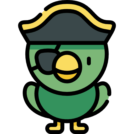 Temporary pirate-themed avatar icon used on the project social profile