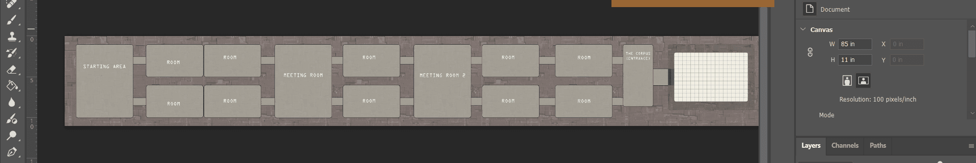 The Signal board and room layout visualization