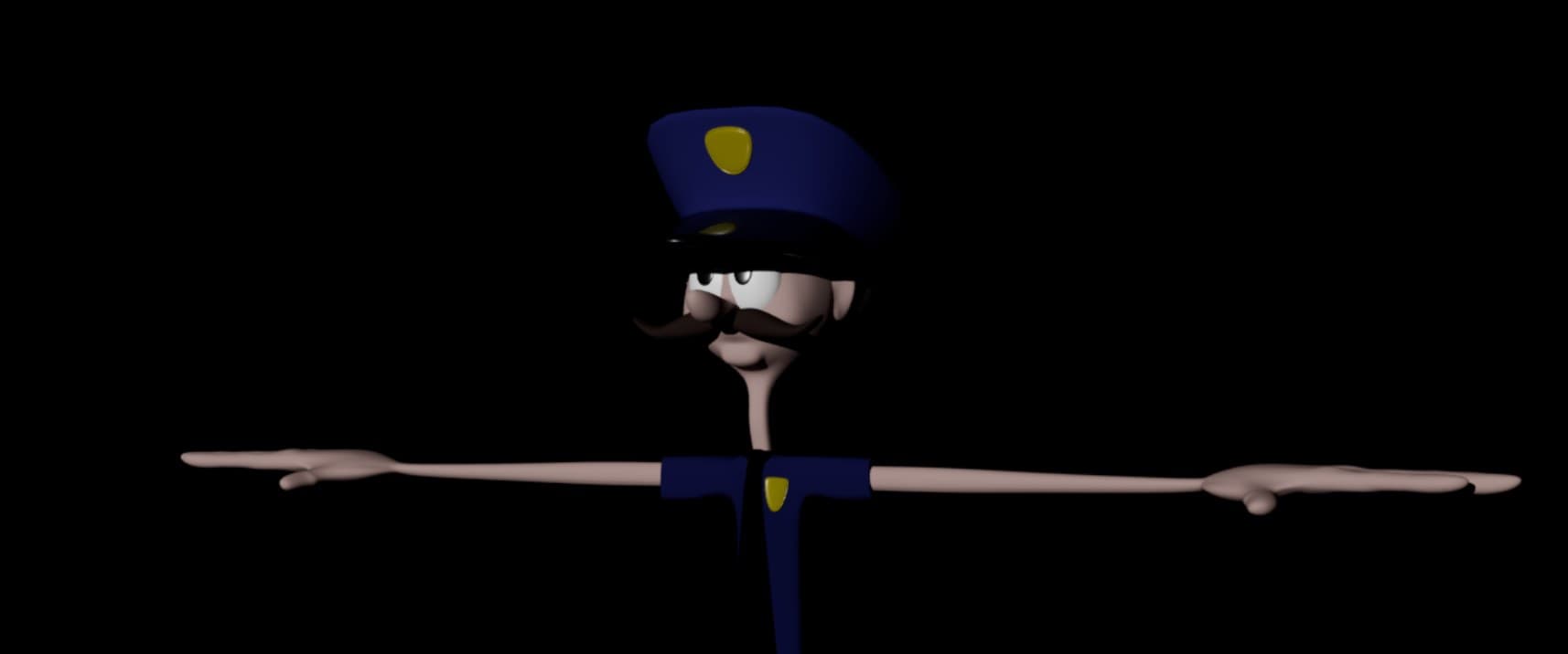 Character render — officer
