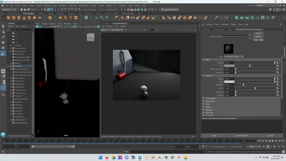 Maya — animation setup