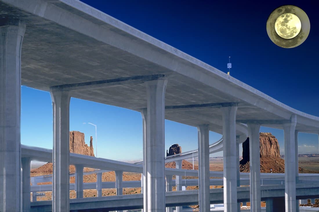 Parking structure — environment render