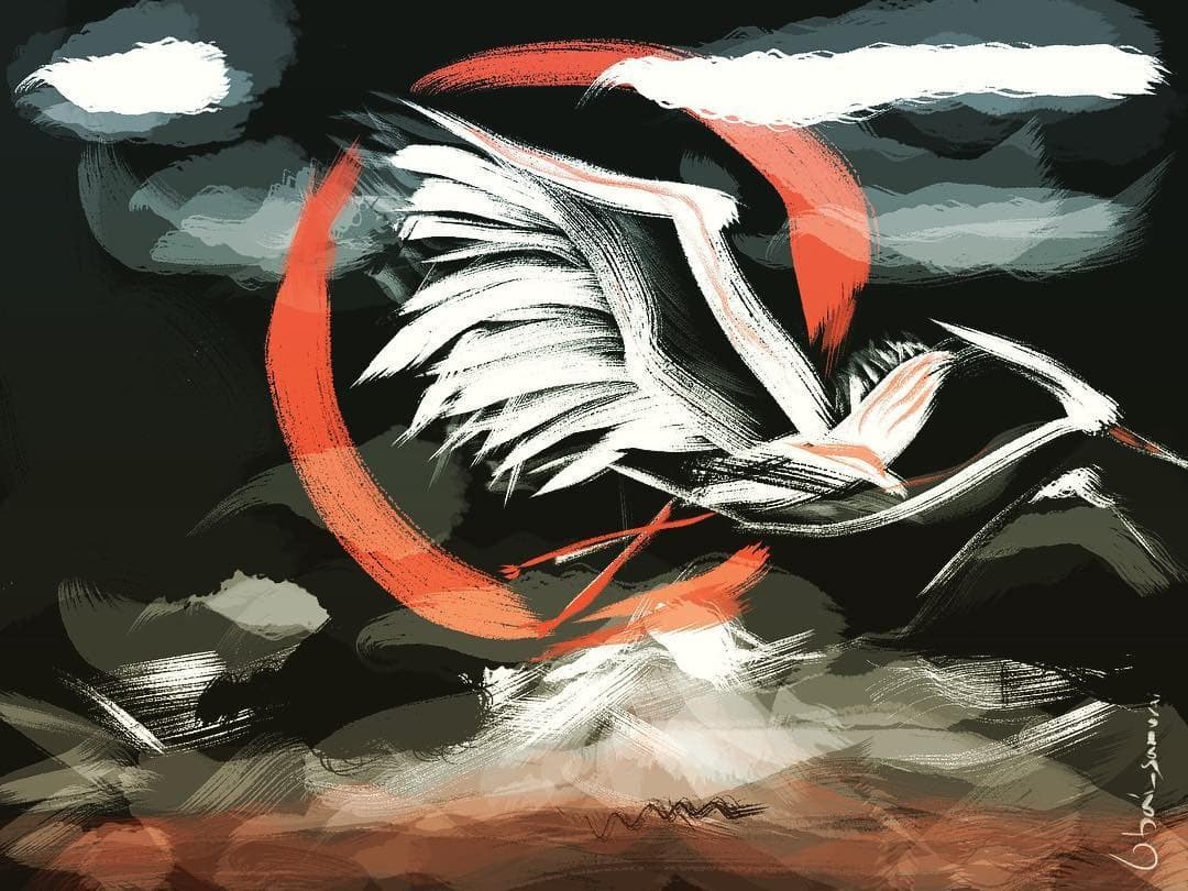 Phoenix — painted illustration