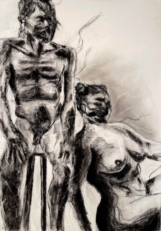 Figure drawing — two figures