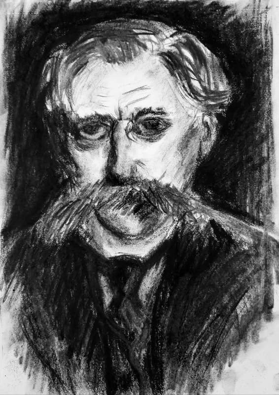Portrait — charcoal