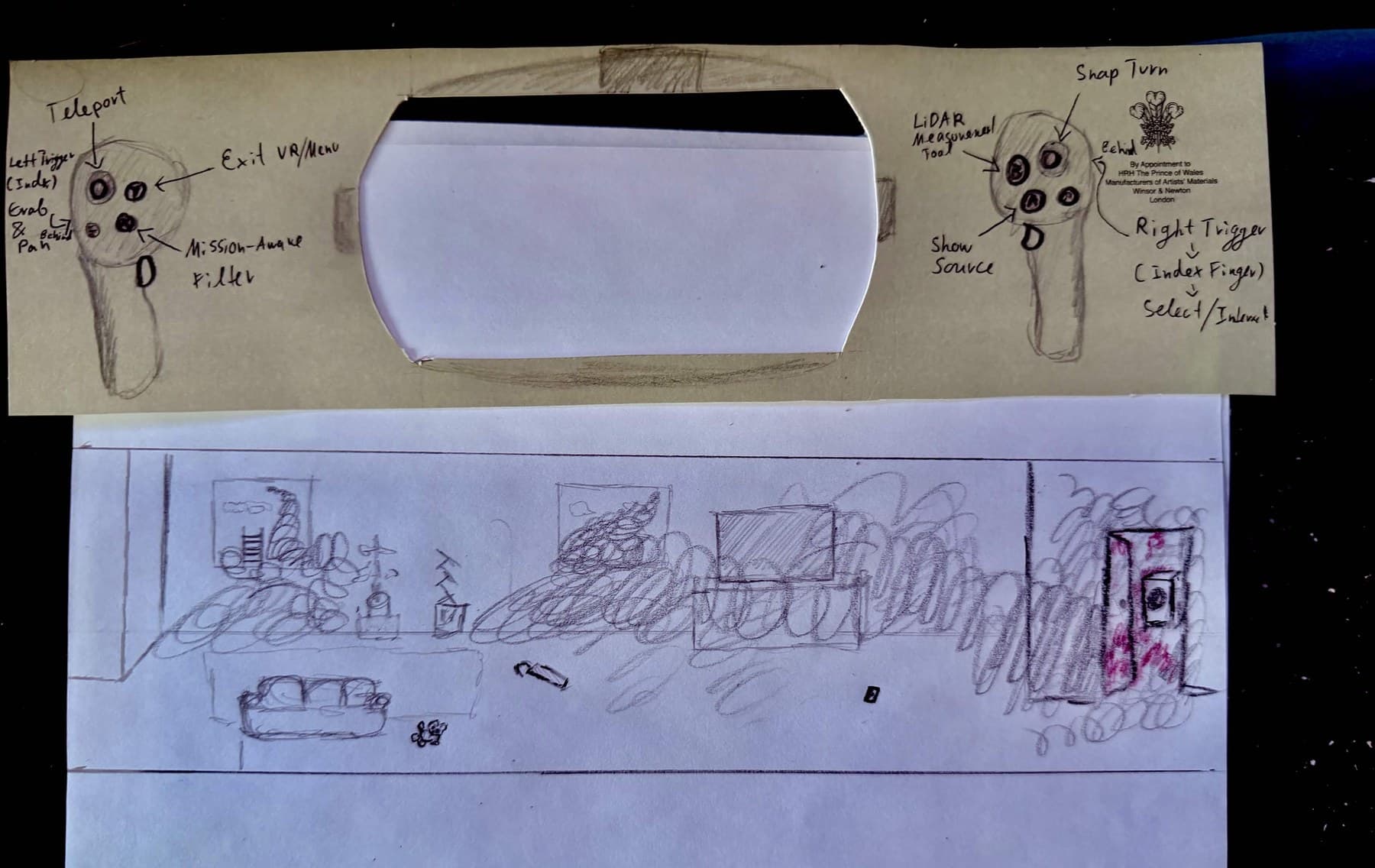 Controller mapping — interior layout