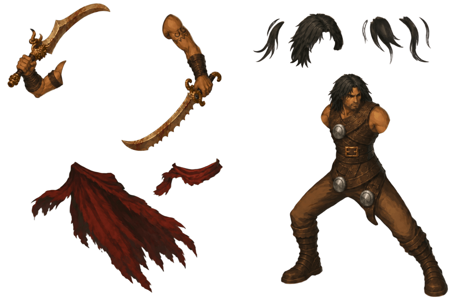 Final cleaned Prince-style asset sheet