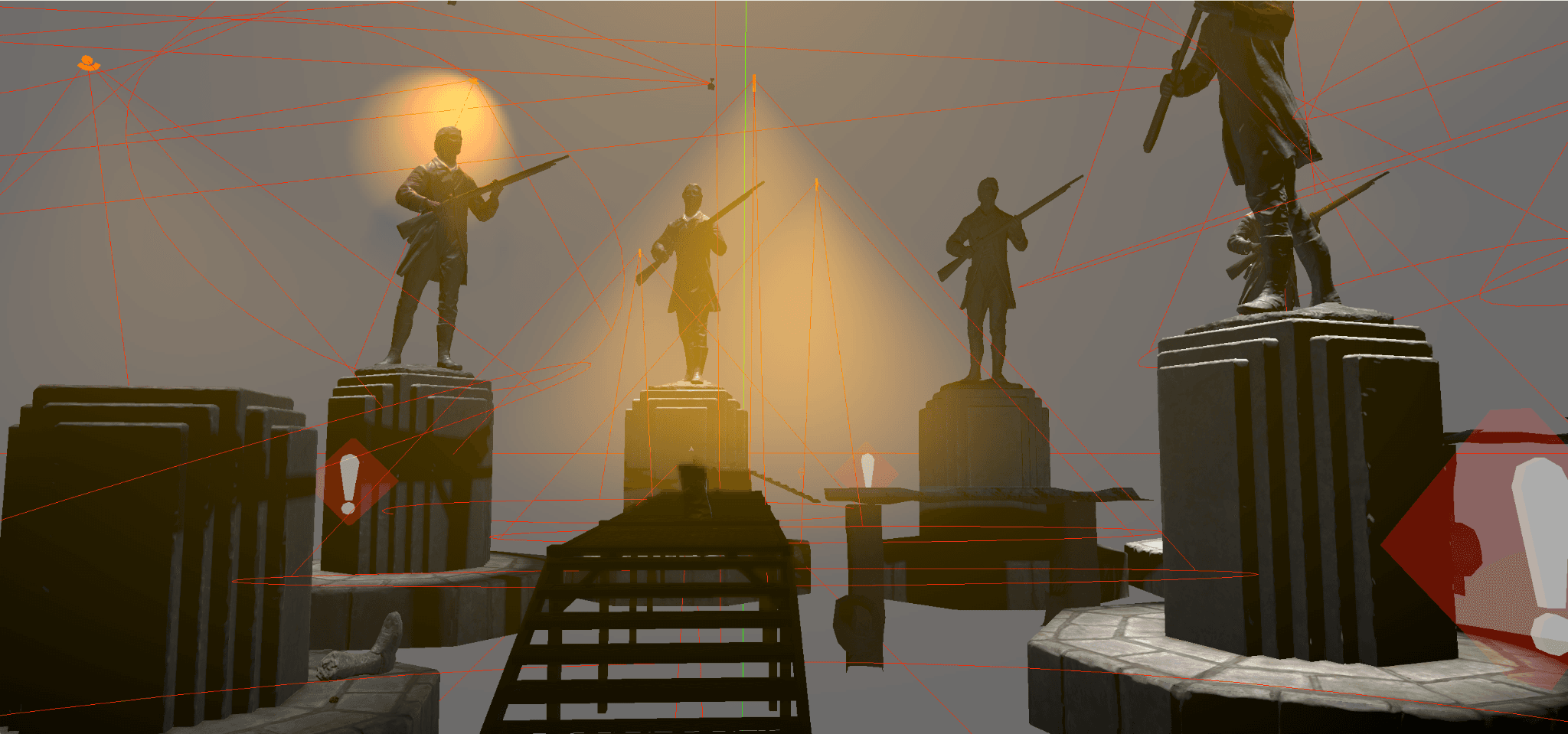 Hall of Idols puzzle chamber — Fallout 4 level design