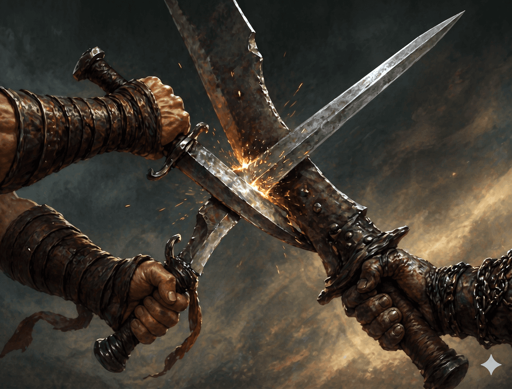 Blade Catch card art from the Prince of Persia Warrior Within Slay the Spire 2 mod