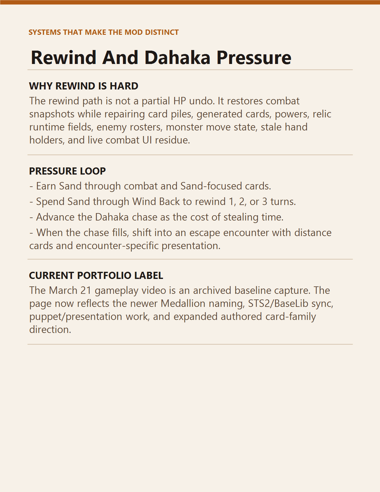 Prince of Persia Warrior Within mod rewind and Dahaka systems evidence page