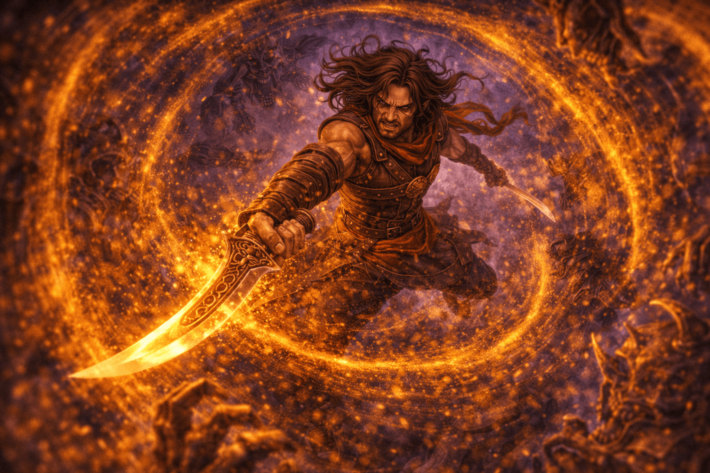 Ravages of Time card art from the Prince of Persia Warrior Within Slay the Spire 2 mod