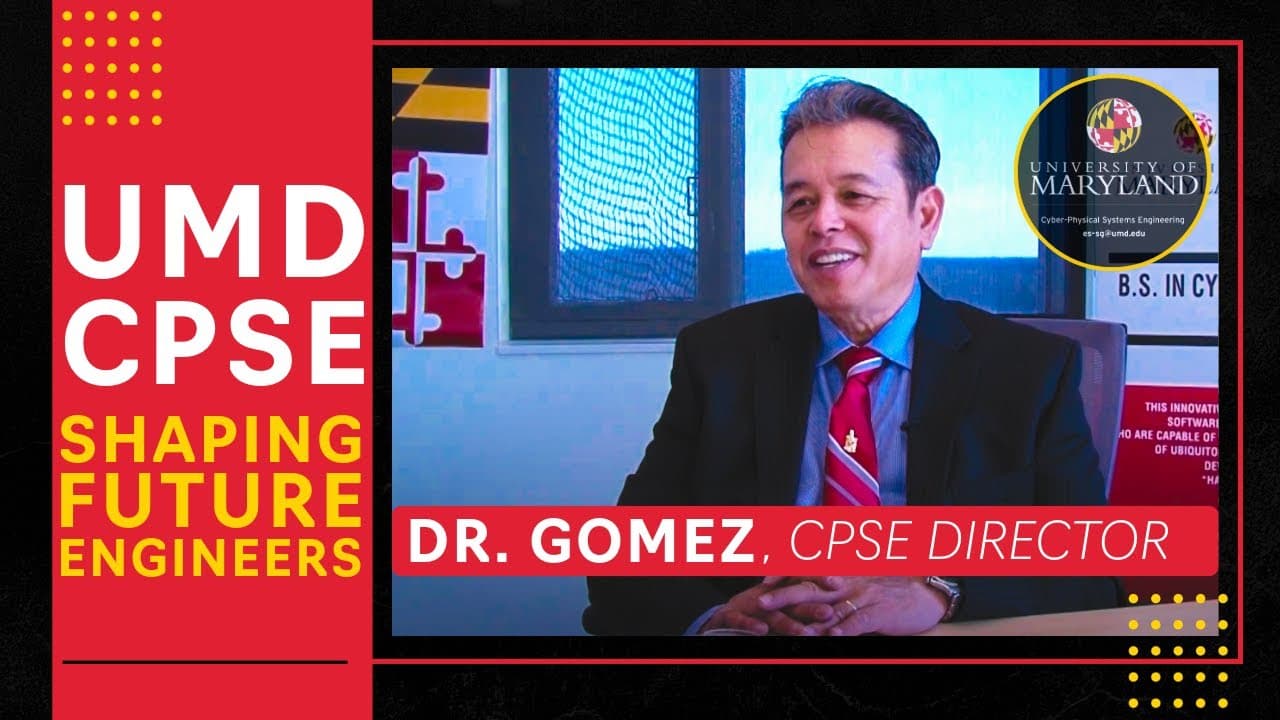 UMD CPSE | Dr. Romel Gomez | Shaping Future Engineers