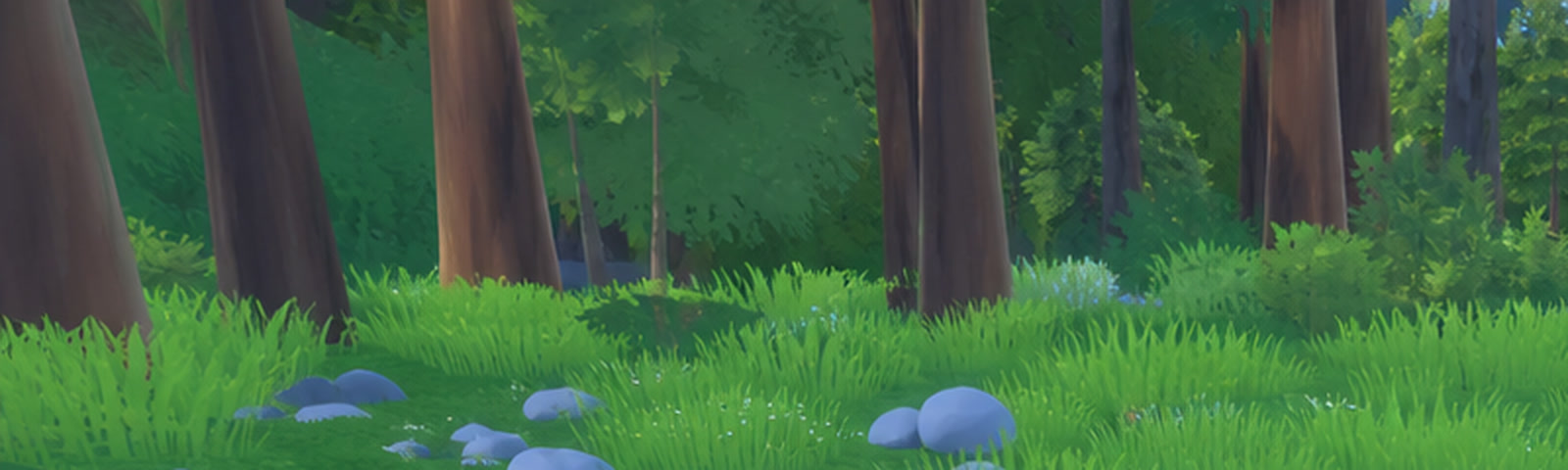 Stylized forest environment from Birdwatching VR